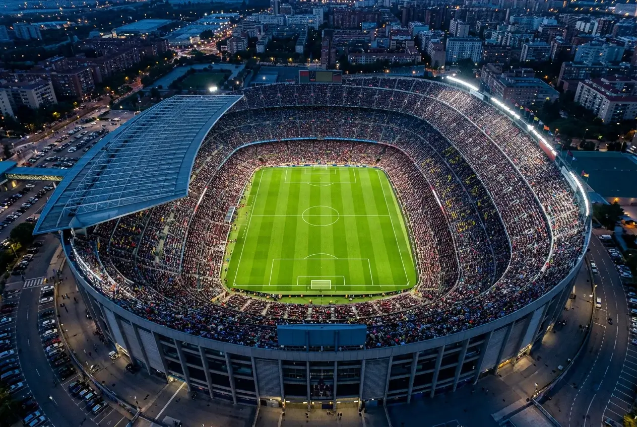 Novo formato da Champions League com estádio e tabela de classificação da liga única
